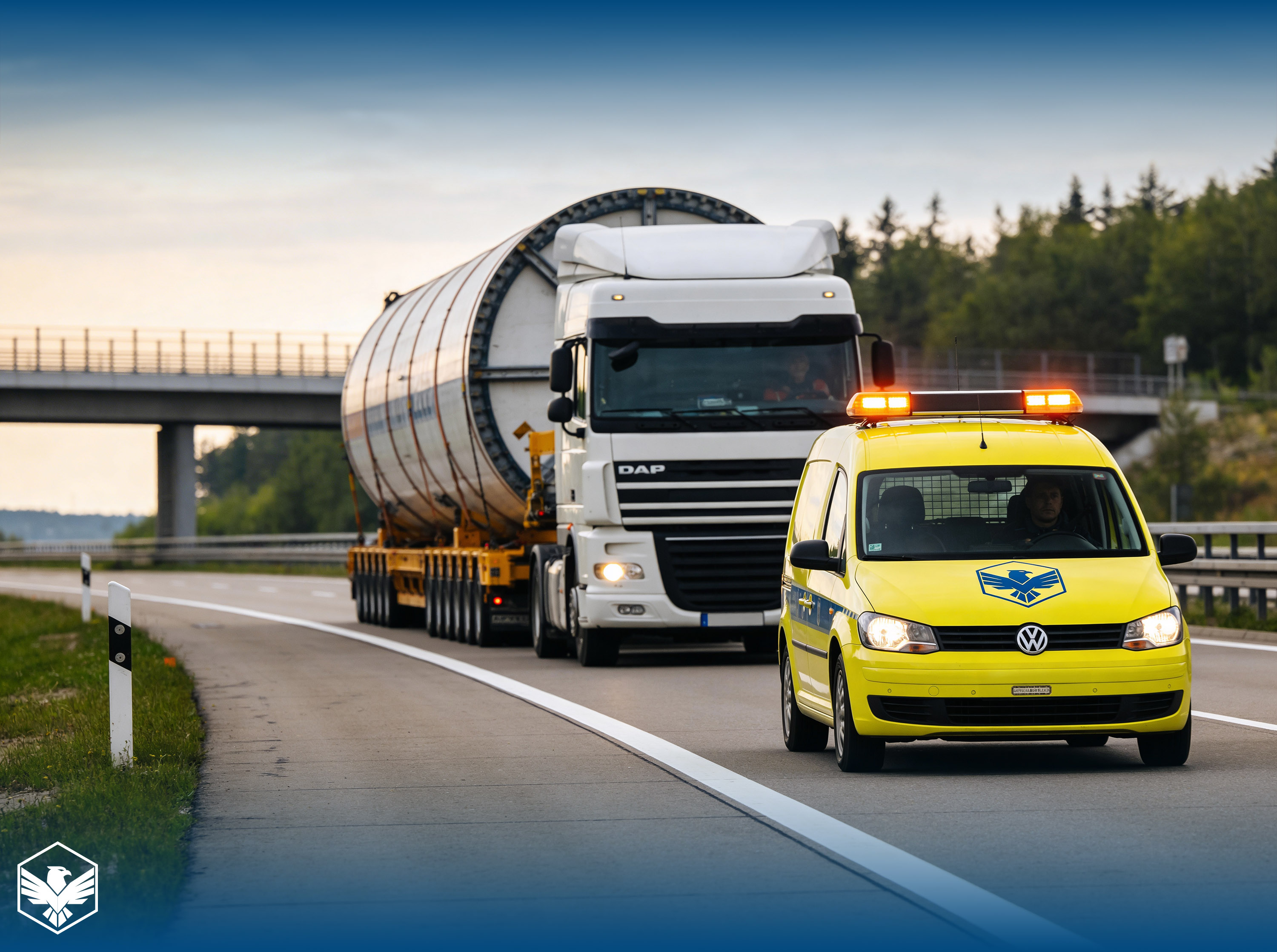 Schwertransport-Begleitung